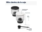 Cafetera superautomática - De'Longhi Rivelia EXAM440.35.W, 1450 W, 19 bar, Molinillo integrado, Espumador leche, Táctil, 4 perfiles, 8 recetas, Blanco - Imagen 4