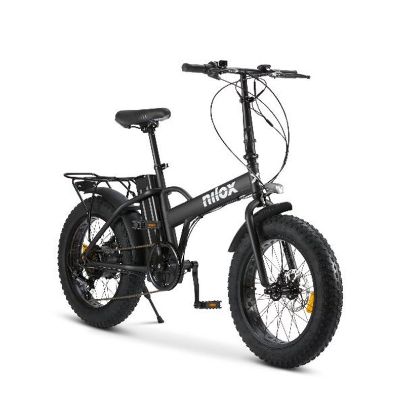 Nilox X5 Pro eBike Bicicleta Electrica 25Km/h Ruedas FAT 20'' 250W 60Km Autonomia + Luces