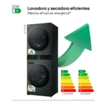 Torre de lavado y secado LG WT1210BBF – 12 kg, 10 kg, 1400 rpm – Image 4